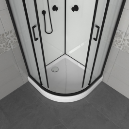 Душевая кабина Triton Прайм-Блэк-Вельвет А 90х90 низкий поддон